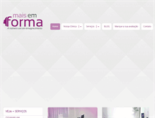 Tablet Screenshot of maisemforma.com.br